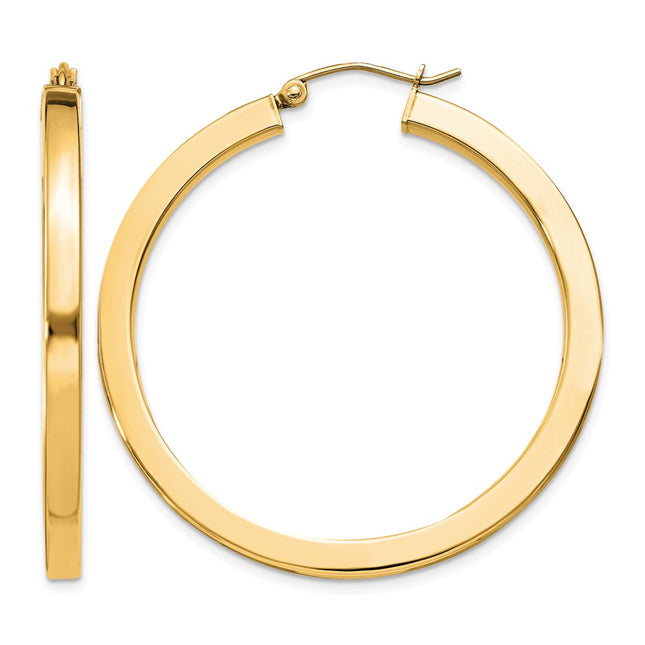 Sterling silver hoop earrings
