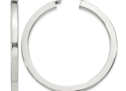 Sterling silver hoop earrings