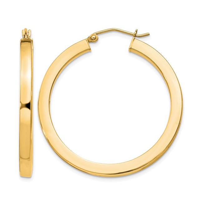Sterling silver hoop earrings