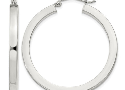 Sterling silver hoop earrings