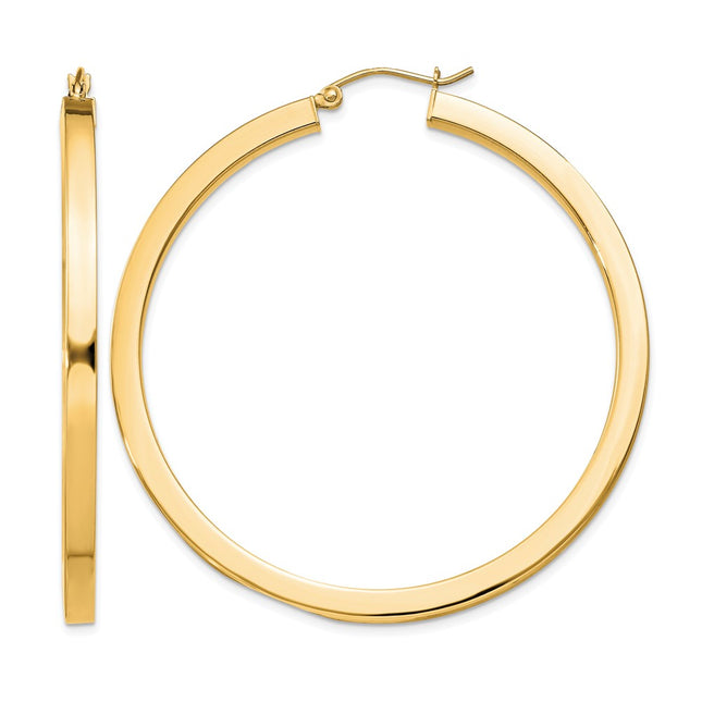 Sterling silver hoop earrings
