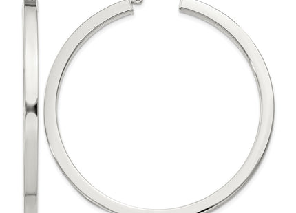 Sterling silver hoop earrings