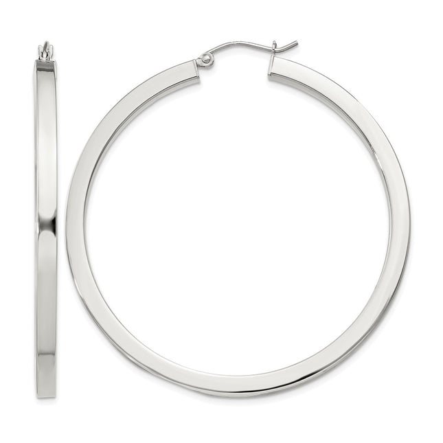 Sterling silver hoop earrings