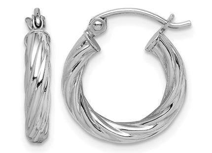 Sterling silver hoop earrings