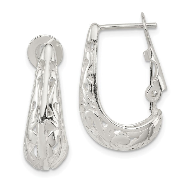 Sterling Silver Earrings Style QE8369 - Classique Jewelry Inc.