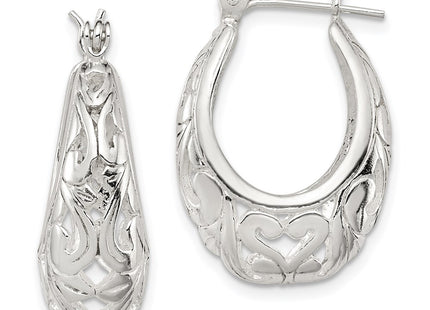 Sterling Silver Earrings Style QE8371 - Classique Jewelry Inc.