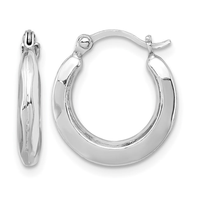 Sterling silver hoop earrings