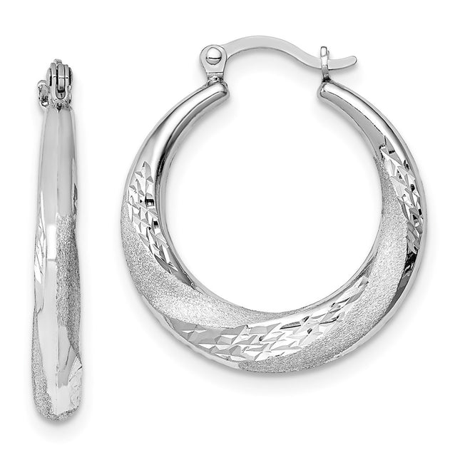 Sterling Silver Earrings Style QE8397 - Classique Jewelry Inc.