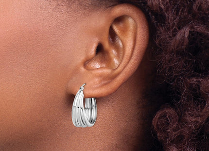 Sterling Silver Earrings Style QE8403 - Classique Jewelry Inc.