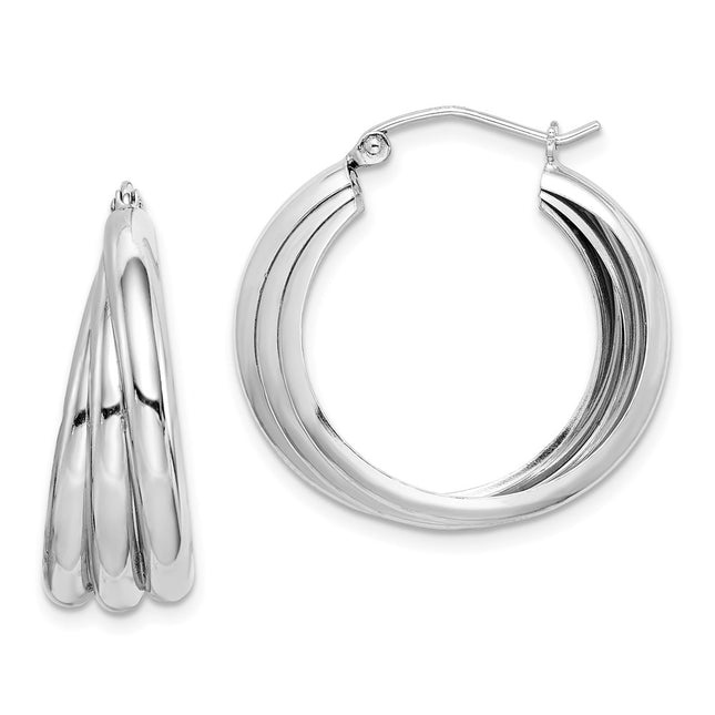 Sterling Silver Earrings Style QE8403 - Classique Jewelry Inc.