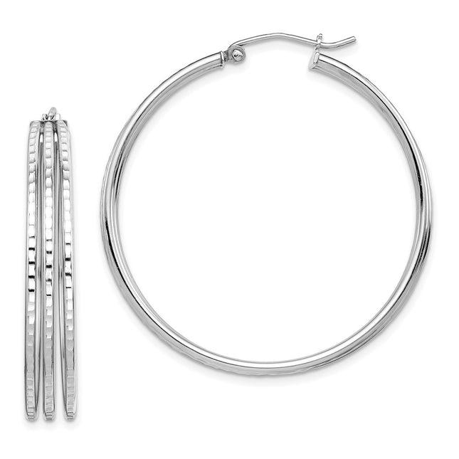 Sterling Silver Earrings Style QE8404 - Classique Jewelry Inc.