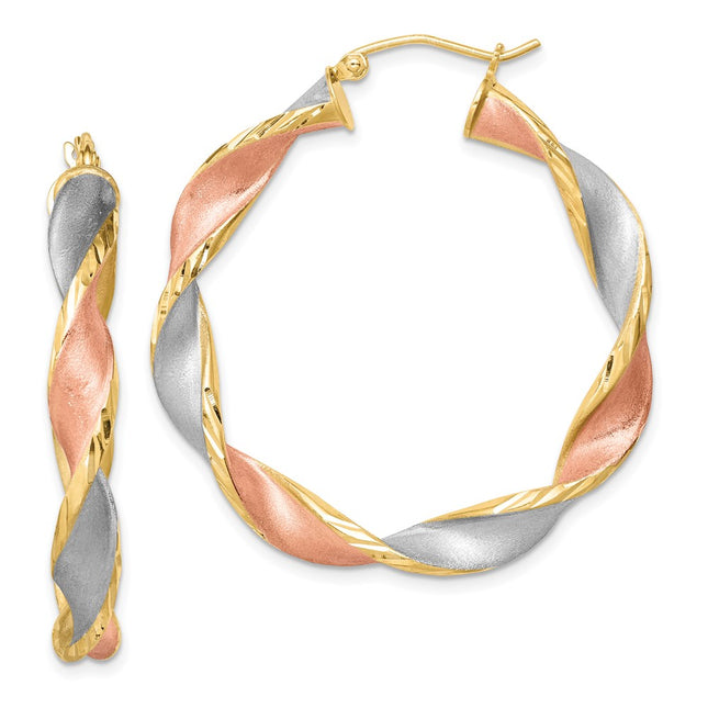 Sterling Silver Earrings Style QE8443 - Classique Jewelry Inc.