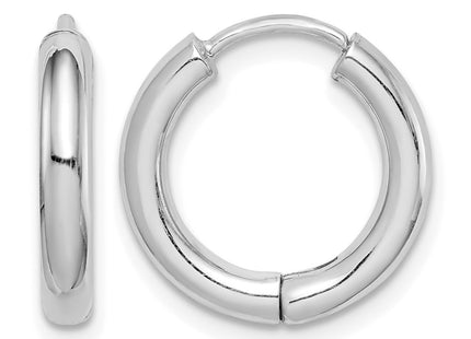 Sterling silver hoop earrings