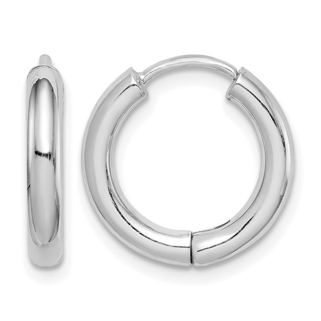 Sterling silver hoop earrings