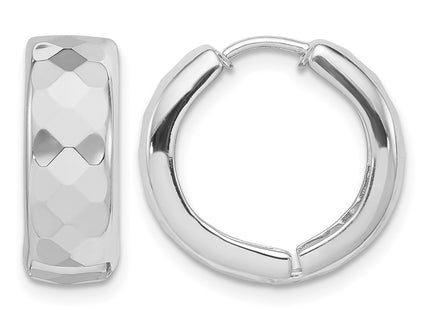 Sterling silver hoop earrings