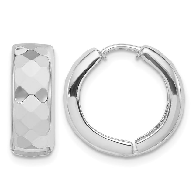Sterling silver hoop earrings