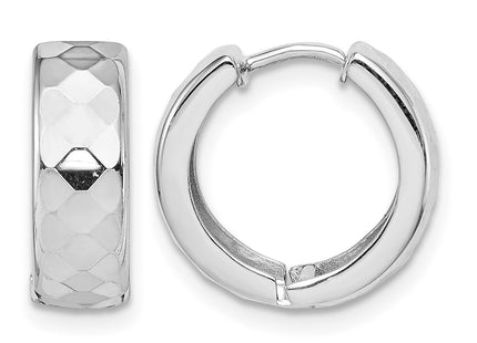 Sterling silver hoop earrings