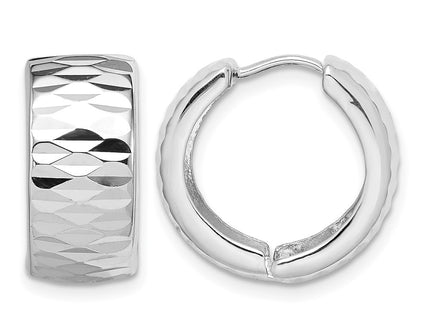 Sterling silver hoop earrings