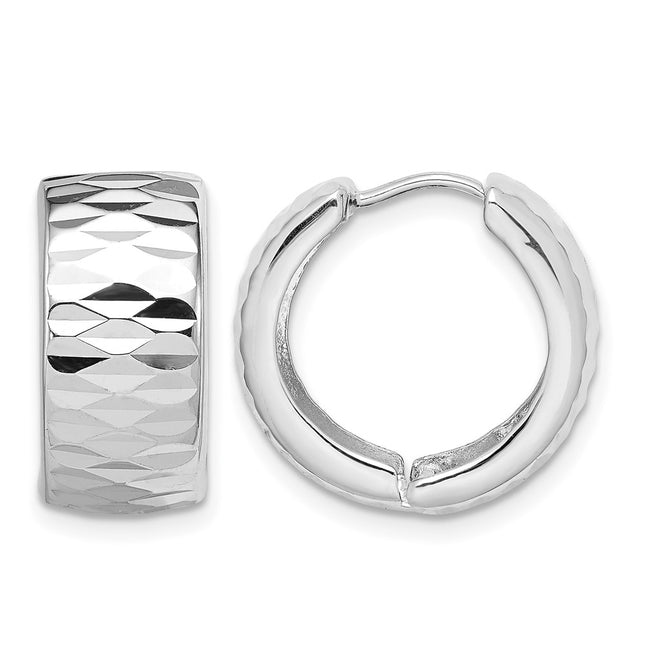 Sterling silver hoop earrings