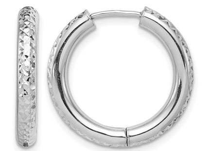 Sterling silver hoop earrings