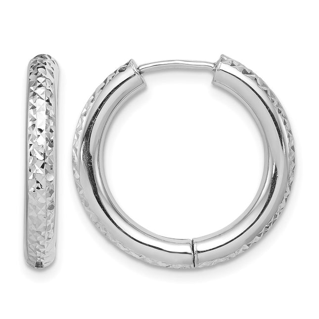 Sterling silver hoop earrings