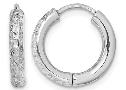 Sterling silver hoop earrings