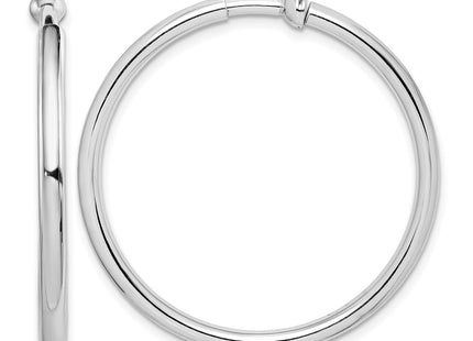 Sterling silver hoop earrings