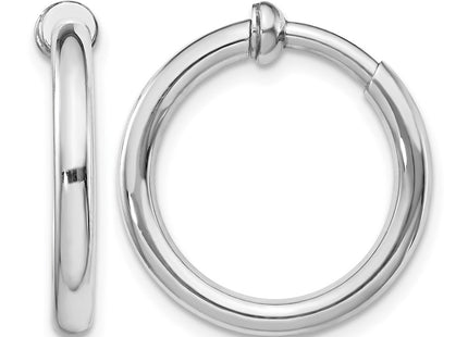 Sterling silver hoop earrings
