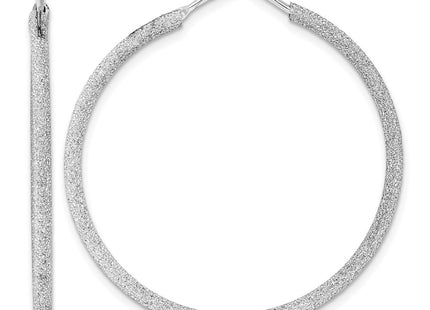 Sterling silver hoop earrings
