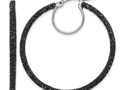 Sterling silver hoop earrings