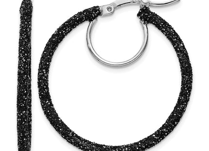 Sterling silver hoop earrings