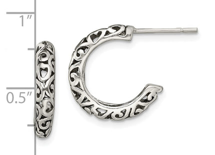 Sterling Silver Earrings Style QE8597 - Classique Jewelry Inc.