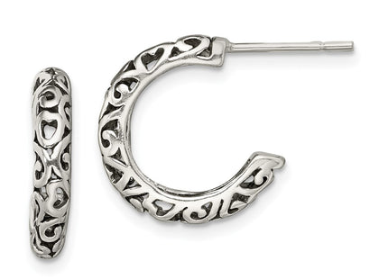 Sterling Silver Earrings Style QE8597 - Classique Jewelry Inc.
