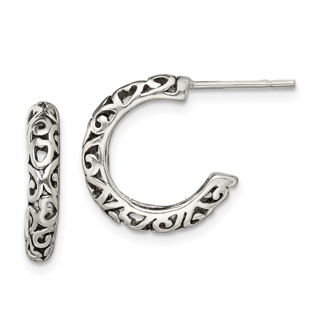 Sterling Silver Earrings Style QE8597 - Classique Jewelry Inc.