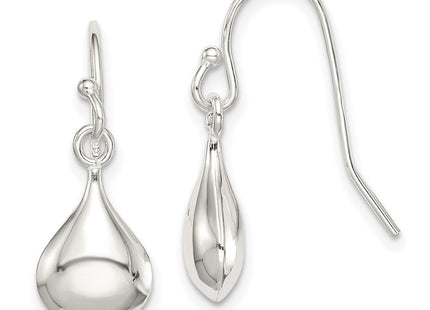 Sterling Silver Shepherd Hook Earrings (Style QE8616)