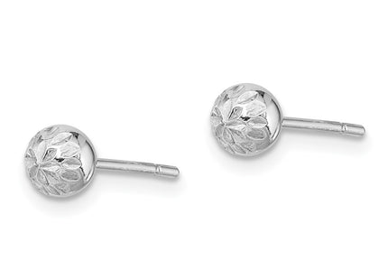 Sterling silver earrings, alternate view