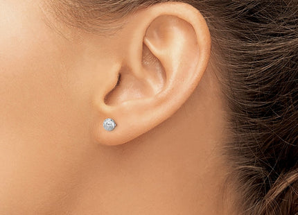 Sterling silver earrings, another view