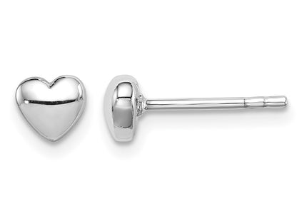Sterling silver heart earrings