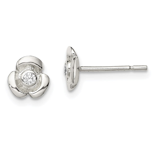 Sterling Silver Earrings Style QE8629 - Classique Jewelry Inc.