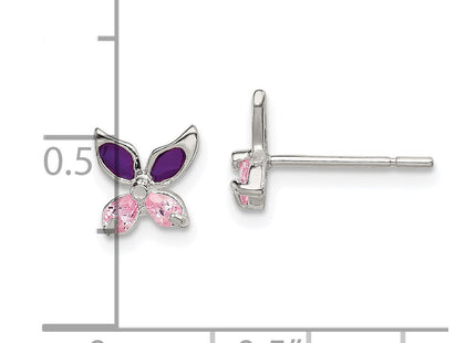Sterling Silver Earrings Style QE8639 - Classique Jewelry Inc.