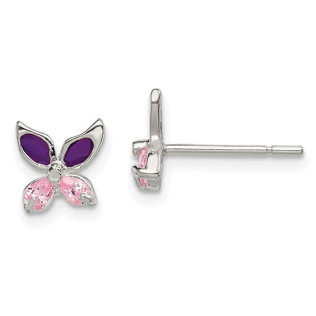 Sterling Silver Earrings Style QE8639 - Classique Jewelry Inc.