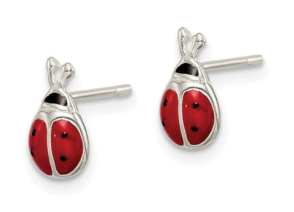 Sterling silver earrings, alternate view