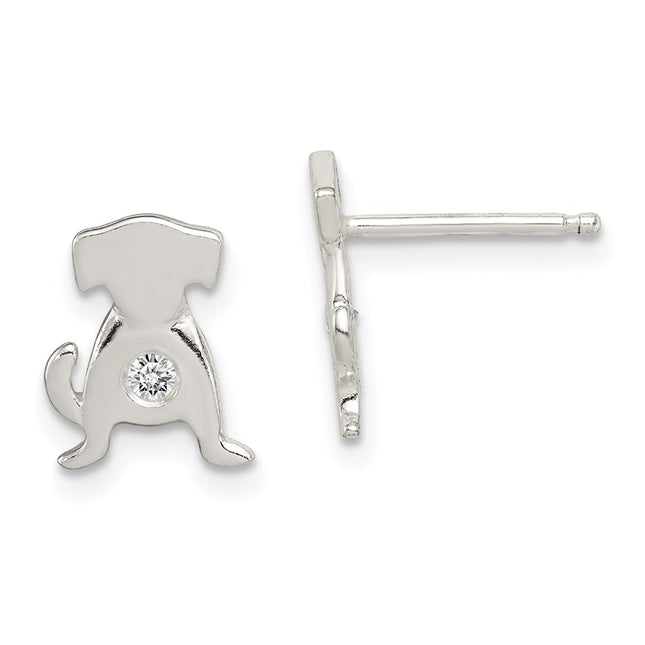 Sterling Silver Earrings Style QE8679 - Classique Jewelry Inc.