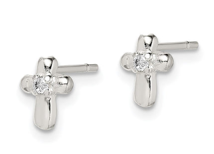 Sterling Silver Earrings Style QE8683 - Classique Jewelry Inc.