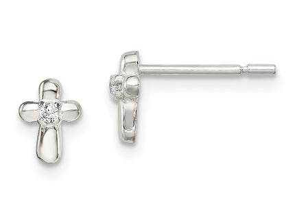 Sterling Silver Earrings Style QE8683 - Classique Jewelry Inc.