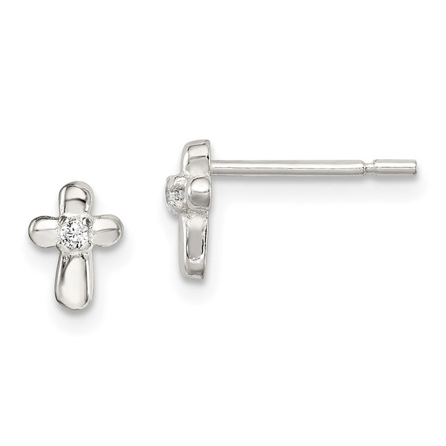 Sterling Silver Earrings Style QE8683 - Classique Jewelry Inc.