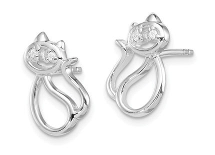 Sterling Silver Earrings Style QE8685 - Classique Jewelry Inc.
