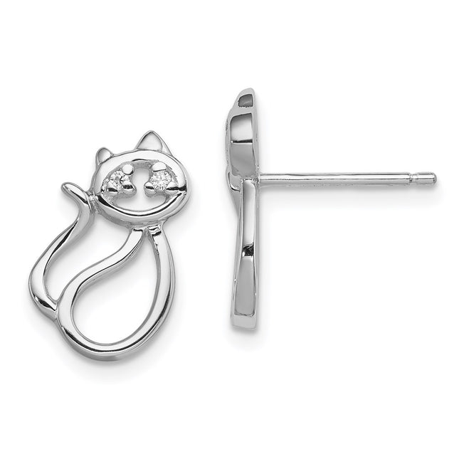 Sterling Silver Earrings Style QE8685 - Classique Jewelry Inc.