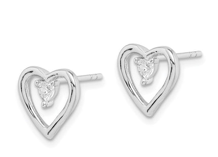 Sterling Silver Earrings Style QE8687 - Classique Jewelry Inc.