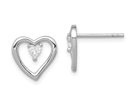 Sterling Silver Earrings Style QE8687 - Classique Jewelry Inc.